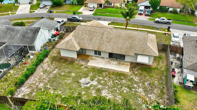 bird's eye view featuring a residential view