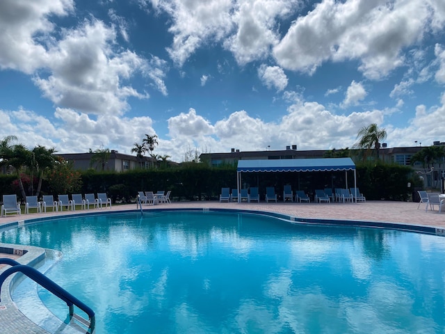 view of pool