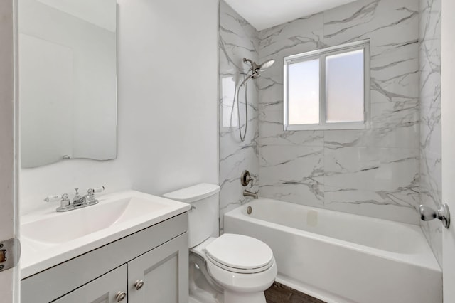 5598 Pebble Brook Ln, Boynton Beach, FL 33472 - full bath featuring shower / bath combination, toilet, and vanity