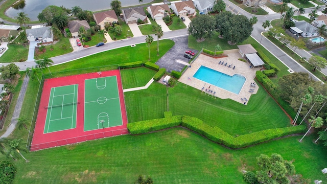 5598 Pebble Brook Ln, Boynton Beach, FL 33472 - bird's eye view featuring a residential view