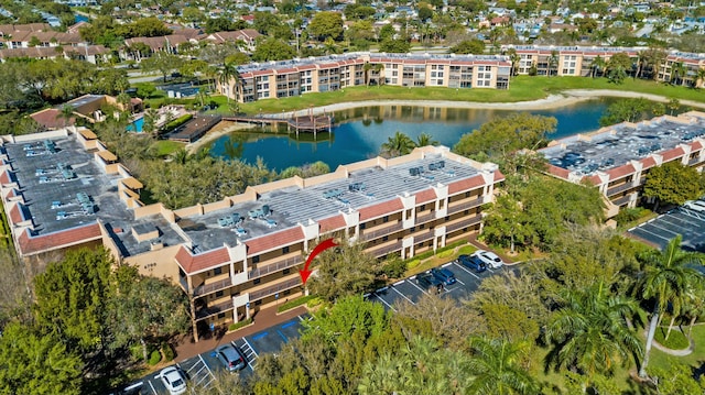 6705 Coral Lake Dr Unit 6705, Margate, FL 33063 - aerial view of a nearby body of water and apartment complex