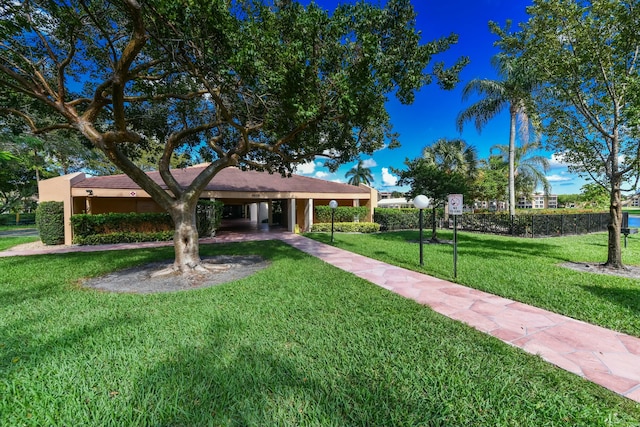 6705 Coral Lake Dr Unit 6705, Margate, FL 33063 - single story home featuring a front yard and a carport