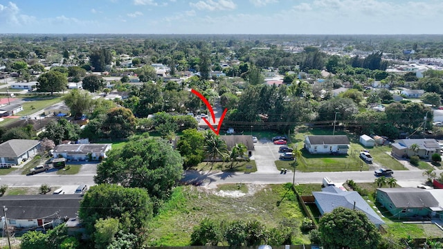 birds eye view of property featuring a residential view