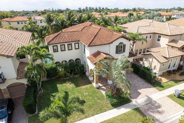 bird's eye view featuring a residential view