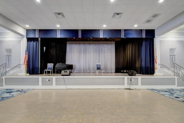 reception area with visible vents