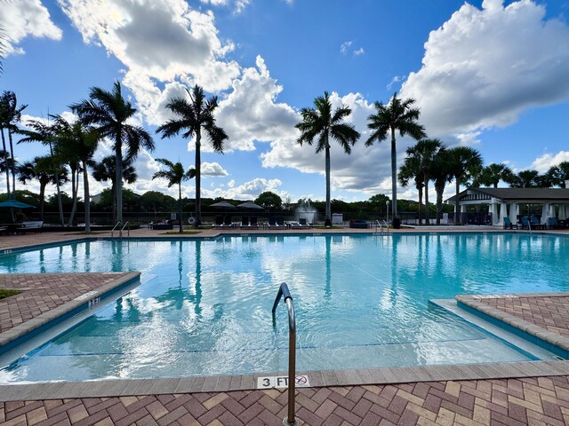 view of pool