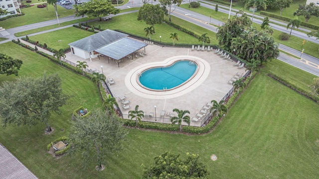 view of pool