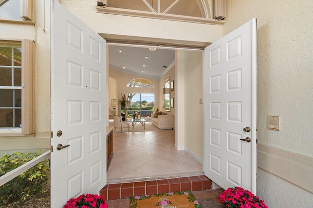 entrance to property with covered porch