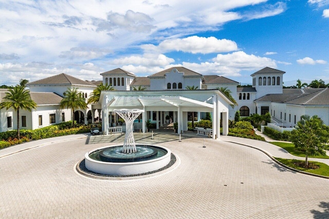 surrounding community featuring a pergola