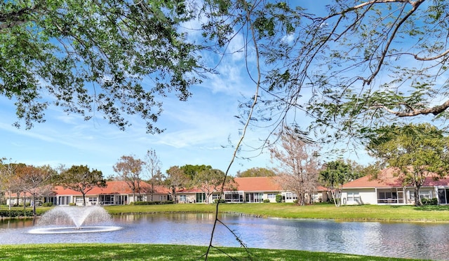 water view featuring a residential view