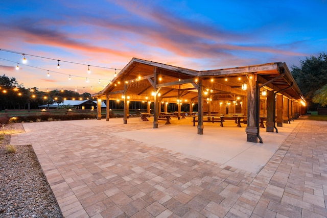 view of community featuring a patio