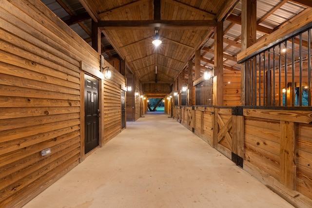 view of stable