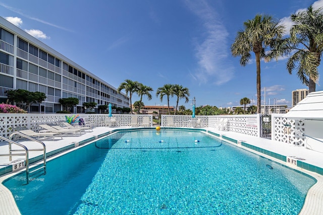 view of community pool