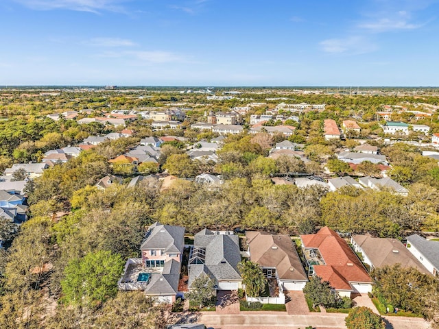 drone / aerial view featuring a residential view