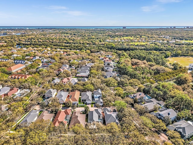 bird's eye view featuring a residential view