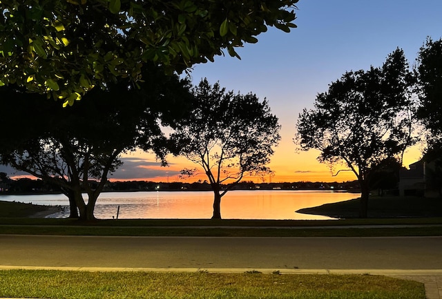 property view of water