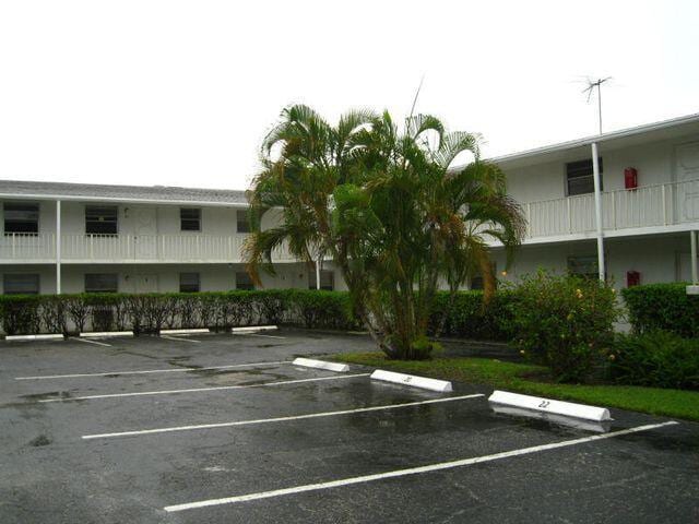 view of uncovered parking lot