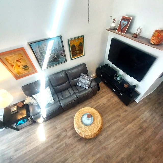 5070 Nesting Way Unit B, Delray Beach, FL 33484 - living room featuring wood finished floors