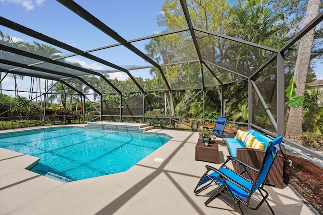swimming pool featuring a patio area