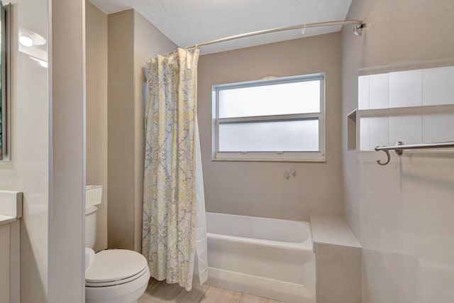 full bathroom with vanity and toilet