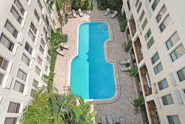 view of pool