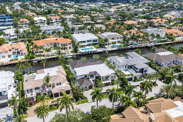 191 W Coconut Palm Rd, Boca Raton, FL 33432 - aerial view of residential area featuring a large body of water
