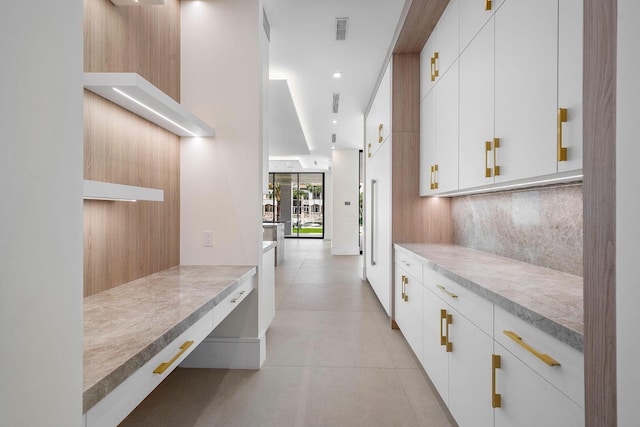 191 W Coconut Palm Rd, Boca Raton, FL 33432 - corridor with recessed lighting and baseboards