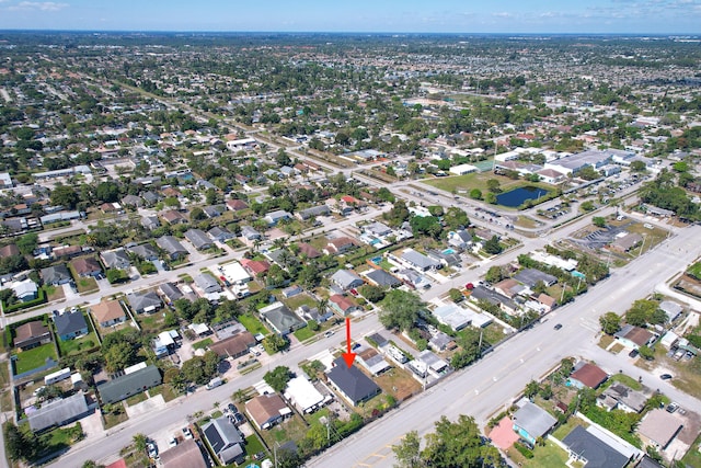 bird's eye view featuring a residential view