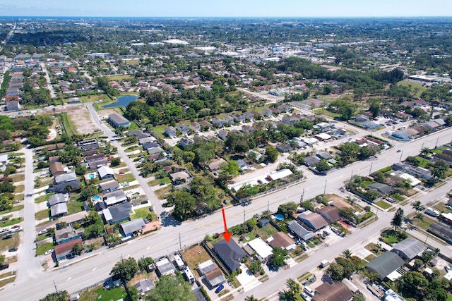 birds eye view of property featuring a residential view