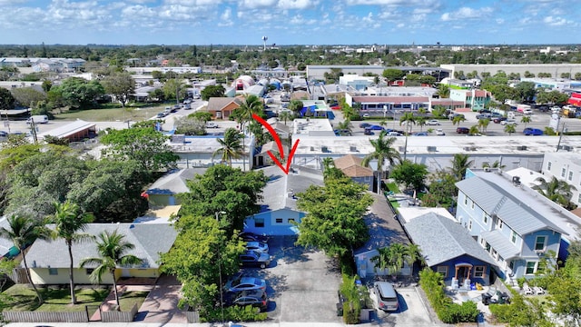 bird's eye view featuring a residential view