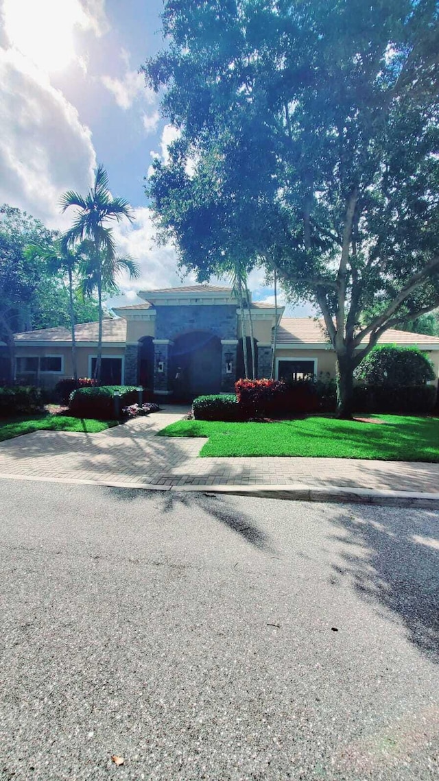 view of ranch-style home