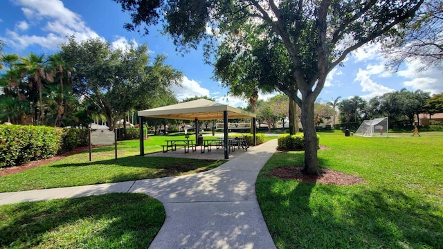 surrounding community featuring a gazebo