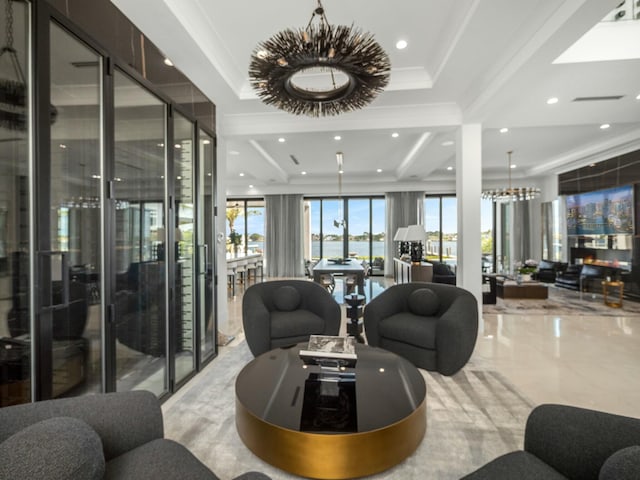 view of community lobby