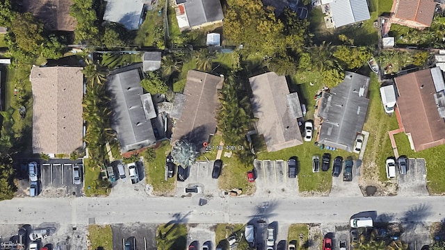 bird's eye view featuring a residential view