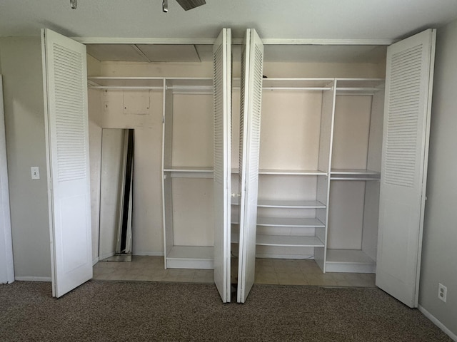 view of closet