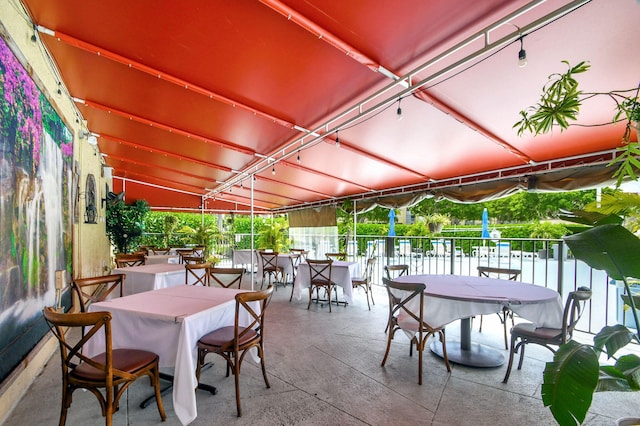 view of patio / terrace featuring outdoor dining space