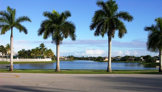 view of water feature