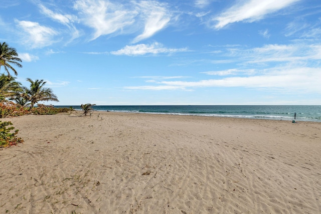 water view with a beach view