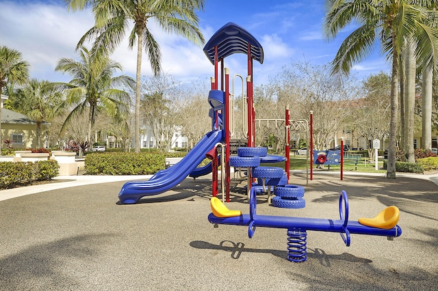 view of communal playground