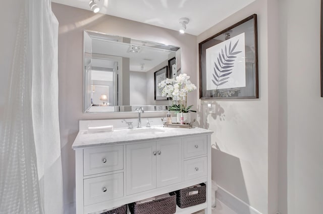 full bathroom with vanity