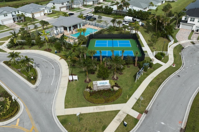 birds eye view of property featuring a residential view