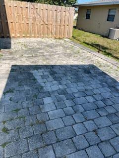 5605 Sunset Blvd, Fort Pierce, FL 34982 - view of patio / terrace with fence