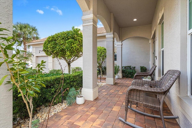 view of patio