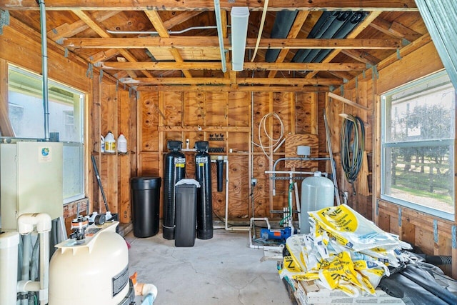 miscellaneous room featuring concrete flooring