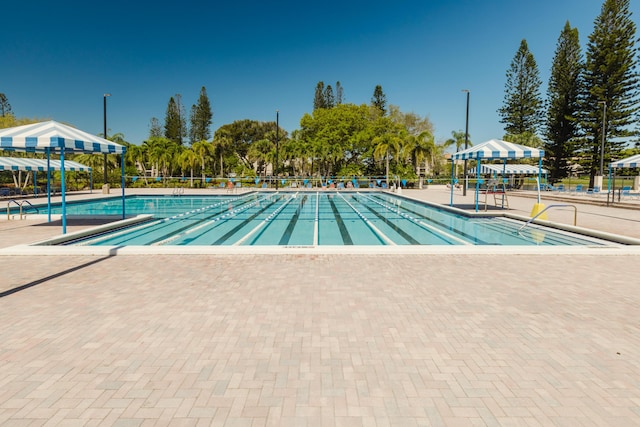 view of pool