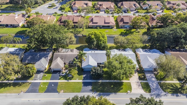 drone / aerial view featuring a residential view