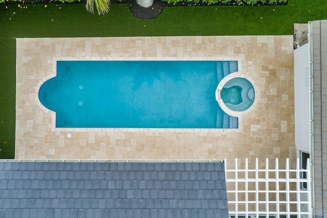 205 Greymon Dr, West Palm Beach, FL 33405 - drone / aerial view of a pool area