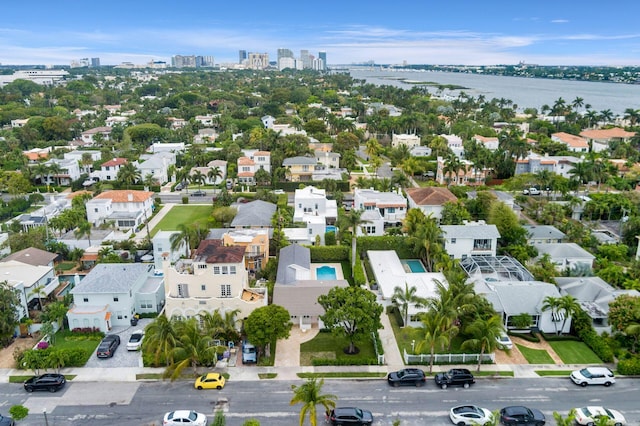 205 Greymon Dr, West Palm Beach, FL 33405 - aerial perspective of suburban area featuring a nearby body of water