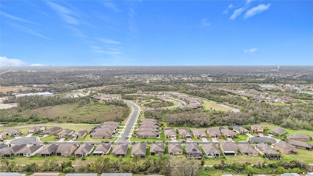 bird's eye view featuring a residential view