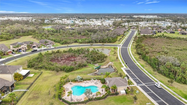 bird's eye view featuring a residential view